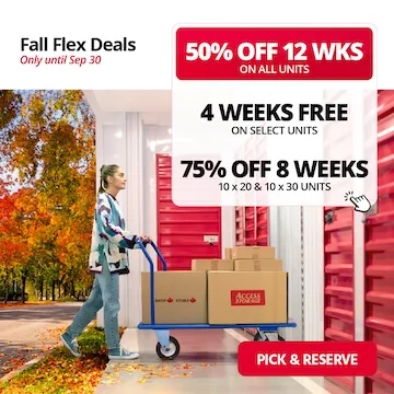 Access Storage - Victoria Promotion